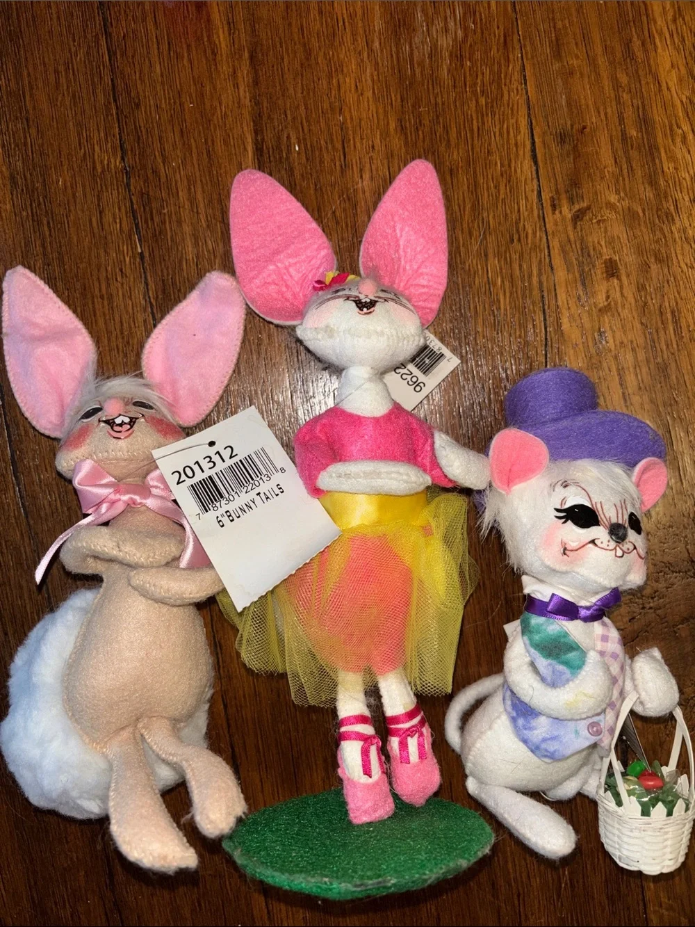 Annalee bundle of 3 - Easter Bunny Figurines